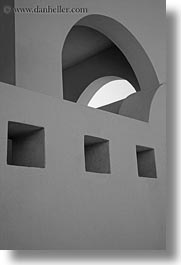 abstracts, amorgos, arches, arts, black and white, europe, greece, squares, vertical, photograph