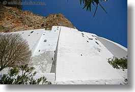 amorgos, cliffs, europe, greece, horizontal, hozoviotissa monastery, monatery, mountains, nature, white wash, photograph