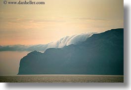 amorgos, cliffs, europe, fog, greece, horizontal, over, scenics, photograph