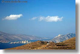 amorgos, bay, europe, greece, horizontal, mountains, scenics, photograph