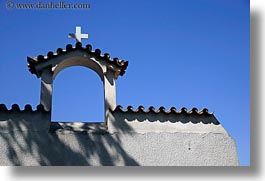 arches, athens, churches, crosses, europe, greece, horizontal, shadows, sky, photograph