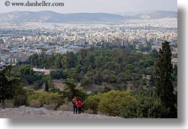 athens, cityscapes, couples, europe, greece, horizontal, viewing, photograph