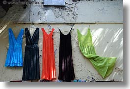 athens, colorful, dresses, europe, greece, horizontal, shops, walls, photograph