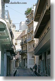 apartments, athens, blocks, europe, greece, large, streets, vertical, photograph