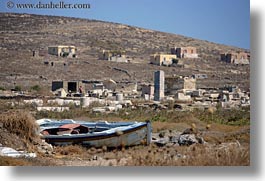 architectural ruins, boats, europe, greece, horizontal, mykonos, photograph