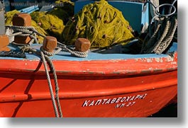boats, closeup, europe, greece, horizontal, mykonos, oranges, photograph