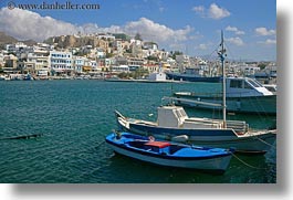 boats, europe, greece, harbor, horizontal, naxos, towns, views, photograph