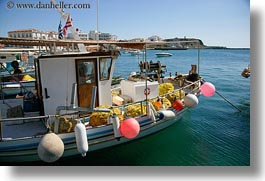 boats, colorful, europe, greece, harbor, horizontal, tinos, photograph