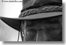 black and white, clothes, europe, glasses, greece, hats, horizontal, men, people, richard, tourists, photograph