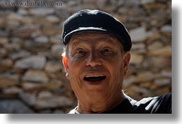 clothes, emotions, europe, greece, hats, horizontal, people, senior citizen, surprise, surprised, ted, ted eve, tourists, photograph