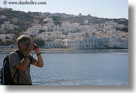 artists, cameras, europe, greece, horizontal, men, people, photographers, photographing, senior citizen, tom, tom sue, tourists, towns, photograph
