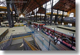 budapest, central market hall, europe, halls, horizontal, hungary, market, photograph