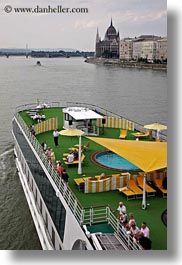 boats, budapest, cruise, danube, europe, hungary, riverboat cruise ship, rivers, ships, vertical, photograph