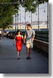budapest, conceptual, couples, dresses, emotions, europe, hungary, men, people, red, romantic, vertical, walking, womens, photograph