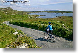 bicycles, bikers, connaught, connemara, europe, horizontal, ireland, irish, jills, mayo county, western ireland, photograph