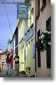 clifden, connaught, connemara, europe, hostel, ireland, irish, mayo county, towns, vertical, western ireland, photograph