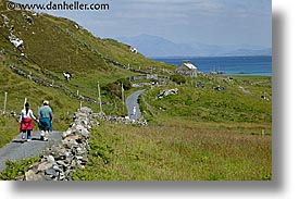 connaught, connemara, europe, horizontal, inishbofin, ireland, irish, mayo county, roads, western ireland, winding, photograph