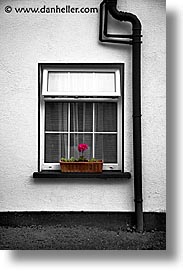 black and white, color composite, color/bw composite, connaught, connemara, europe, ger, ireland, irish, mayo county, vertical, western ireland, win, photograph