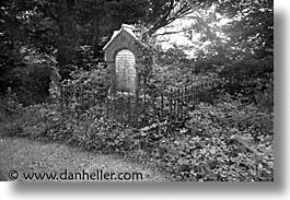 black and white, county shannon, dublin, europe, gates, graves, horizontal, ireland, irish, shannon, shannon river, photograph