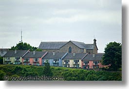 county shannon, dublin, europe, horizontal, houses, ireland, irish, killaloe, rows, shannon, shannon river, photograph