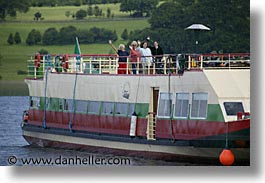 athlone, boats, europe, horizontal, ireland, irish, river barge, shannon princess, shannon princess ii, water vessel, waving, photograph