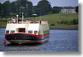 athlone, boats, europe, horizontal, ireland, irish, river barge, shannon princess, shannon princess ii, water vessel, waving, photograph