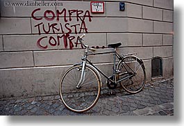 bicycles, bolzano, dolomites, europe, horizontal, italy, photograph