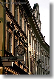 benetti, bolzano, buildings, clocks, dolomites, europe, italy, vertical, photograph