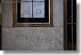 bolzano, dolomites, europe, graffiti, horizontal, italy, money, photograph