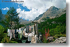 alto adige, dolomites, europe, horizontal, italy, laundry, mountains, photograph