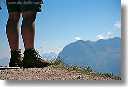 alto adige, dolomites, europe, hikers, horizontal, italy, legs, mountains, photograph