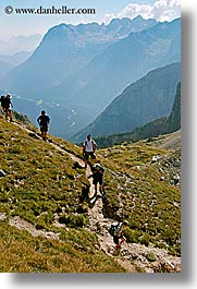 alto adige, dolomites, europe, hikers, italy, mountains, val  ansiei, val ansiei, vertical, photograph