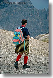 alto adige, colorful, dolomites, europe, hikers, italy, men, people, vertical, photograph