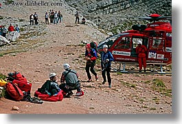 alto adige, dolomites, europe, help, hikers, horizontal, injured, italy, men, people, photograph