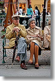 alto adige, couples, dolomites, elderly, europe, italy, people, vertical, photograph