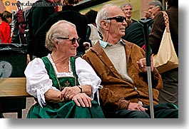 alto adige, couples, dolomites, elderly, europe, horizontal, italy, people, photograph