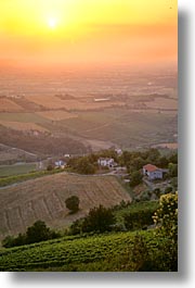 countryside, europe, italy, po river valley, sunsets, valley, vertical, photograph