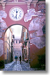 clocks, europe, italy, people, po river valley, valley, vertical, walk, photograph