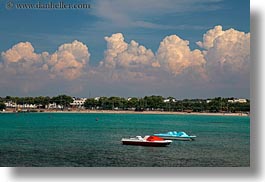 boats, clouds, cumulus, europe, gallipoli, harbor, horizontal, italy, puglia, photograph