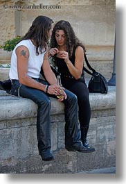 conceptual, couples, emotions, europe, heavy, italy, lecce, metal, people, puglia, romantic, vertical, photograph