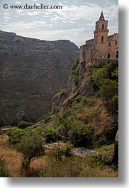 churches, cliffs, europe, italy, matera, puglia, vertical, photograph