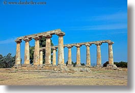 architectural ruins, buildings, europe, horizontal, italy, matera, palatine, pillars, puglia, structures, tavole, photograph