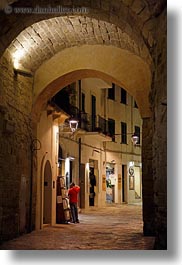 archways, europe, italy, otranto, puglia, towns, vertical, photograph