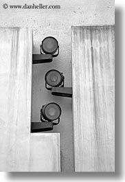 abstracts, black and white, europe, italy, puglia, spotlights, taranto, threes, vertical, photograph