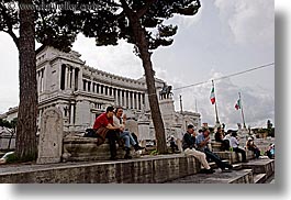 altare della patria, buildings, europe, horizontal, italy, landmarks, people, rome, photograph