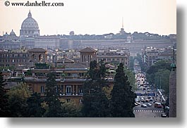 buildings, churches, cityscapes, domes, europe, horizontal, italy, landmarks, rome, photograph