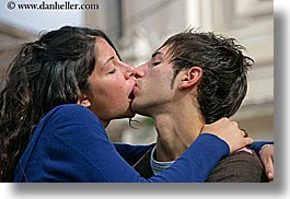 activities, conceptual, couples, europe, horizontal, italy, kissing, people, romantic, rome, photograph