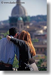 activities, cityscapes, conceptual, couples, europe, italy, kissing, people, romantic, rome, vertical, photograph