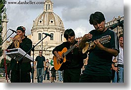 artists, europe, guitars, horizontal, instruments, italy, men, music, musicians, people, peruvian, players, rome, photograph