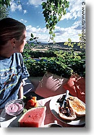 breakfast, europe, gologone, italy, sardinia, su gologone, vertical, photograph
